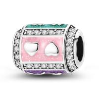 Pulsera De Bangle DIY Con Colgantes De Oso Polar Ciervo Zorro Y Aves Con Cuentas De Oración Plata Original Joyería Fina Para Mujeres Regalo - details 12