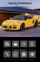 Honda NSX 1:32 Coche De Juguete Educativo Para Niños Con Luz Y Música Abrigo De 5 Puertas Vehículo Miniatura Con Retroceso Pull Toy - details 0