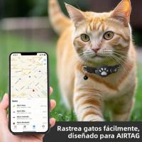 Collar Para Gatos Compatible Con Apple Airtag Con Campana Cierre De Seguridad Ajustable Reflectante Para Gatos Y Perros Recién Nacidos - details 8
