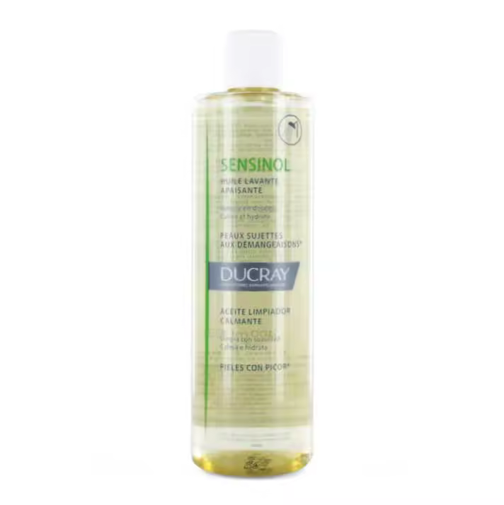 Ducray Sensinol Aceite Limpiador Calmante para Piel Seca E Irritada 400 Ml - 1