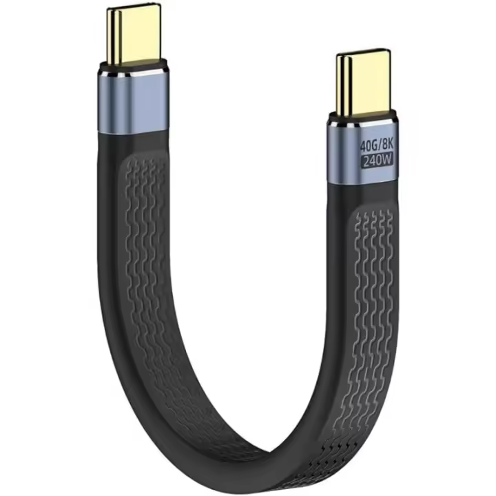 Cable De Carga Compatible Con Thunderbolt 4 Para iPhone 15/15Pro Max Google Pixel MacBook Cable De Datos Estándar Para Móvil - 1