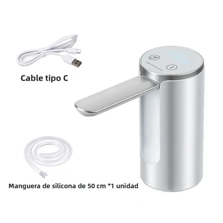 Bomba Eléctrica De Agua Automática Plegable Y Recargable Para Botella De 19 Litros Dispensador De Agua Para Escritorio Con Temperaturas Icy Warm Y Hot - 1