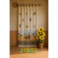 Cortina de Puerta Exterior Interior – Quijote y Sancho Panza – Alta Calidad-140x260cm | Mercatienda.es - details 0