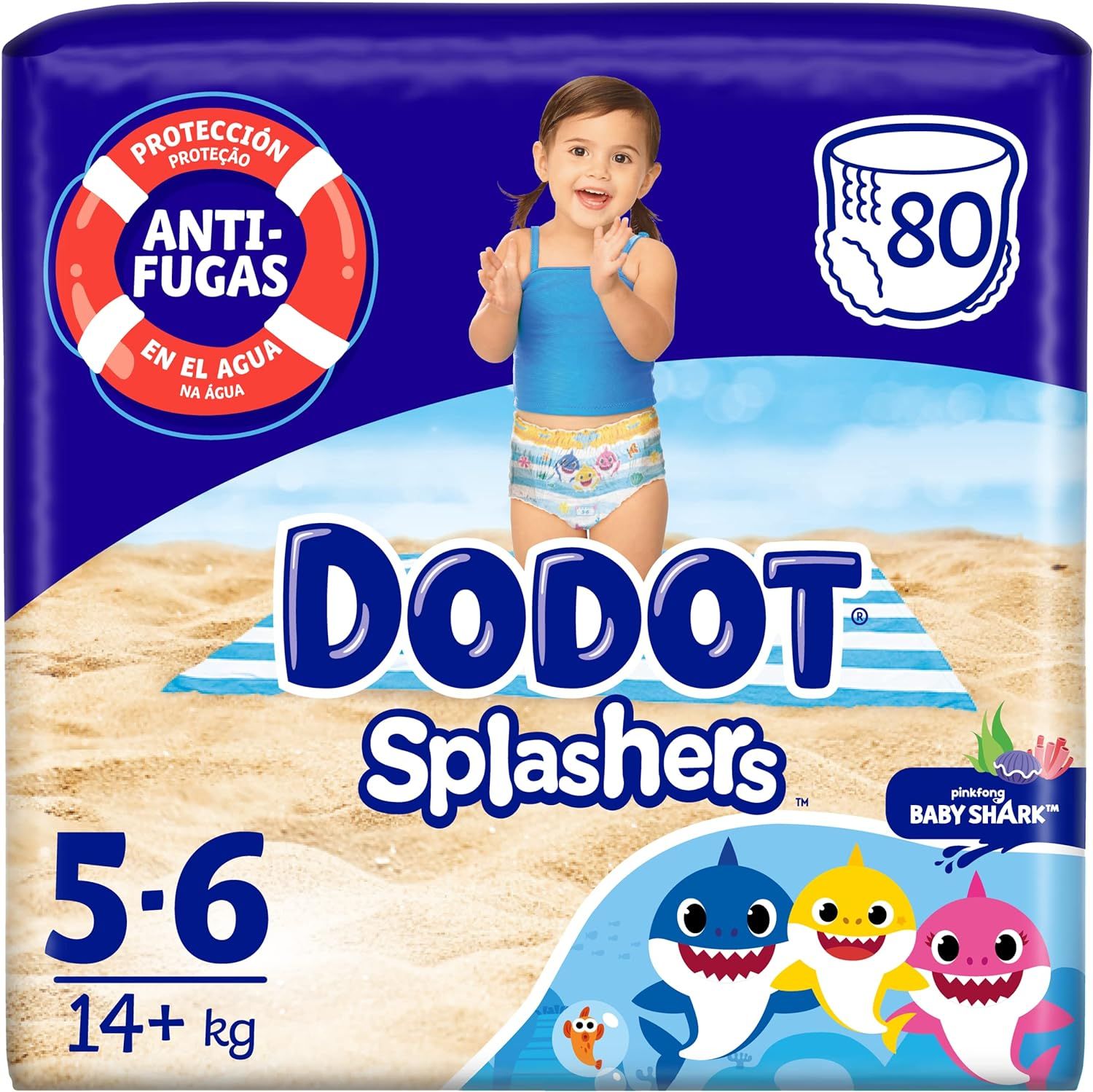 Dodot Splashers Pañales Bebé, Tallas 3,4,5.