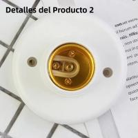Soporte De Bombilla De Tornillo E27 1-20PCS 220V Base De Lámpara Blanca Adaptador De Soporte Para Luz De Techo - details 5