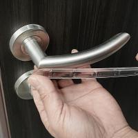 Parachoques De Puerta Antideslizante Redondo Transparente De Silicona Suave Autoadhesivo Protector De Pared Y Manija - details 8