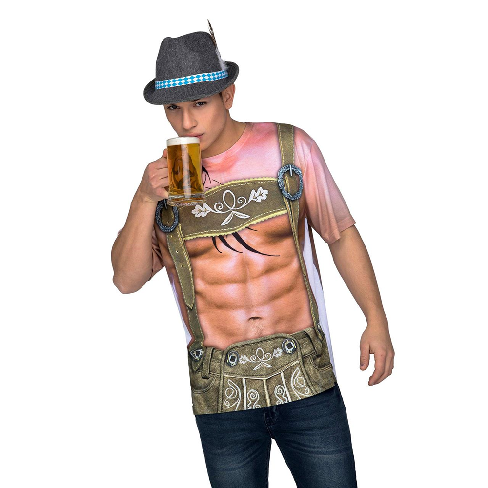 My Other Me - Disfraz Camiseta Muscular Tyrolean S (231361)
