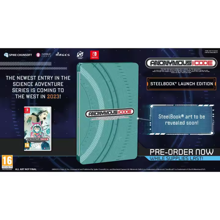 Anonymous Code SteelBook Launch Edition - Switch - Nuevo precintado - PAL España - 1