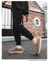 Zapatos De Lona Para Hombre Casual Transpirables Zapatos Planos Slip-On Talla Grande Hasta 47 Zapatos De Conducción Sin Tapa Anteojos - details 9