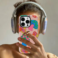 Funda De Teléfono Resistente a Golpes Y Manchas Para iPhone 17 16 15 14 13 pro Max plus Magnética Doble Capa No Comer - details 1