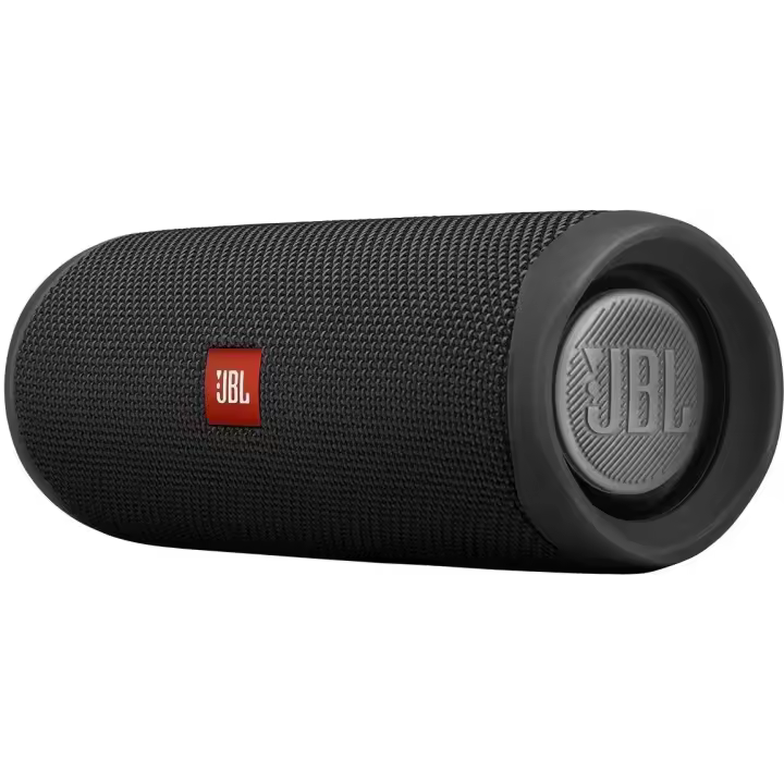 JBL Flip 5 Altavoz inalámbrico portátil con Bluetooth, speaker resistente al agua (IPX7), JBL PartyBoost, hasta 12h de reproducción con sonido de calidad, negro - 1