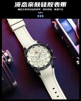 Reloj De Pulsera Deportivo Casual Para Hombres MINI FOCUS Gran Dial Luminoso Resistente Al Agua Cuarzo Multi-function Corona a Contrachavija Calendario - details 16