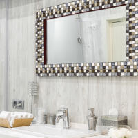 Papel Tapiz De Mosaico Impermeable Autoadhesivo 3D Para Cocina Baño Decoración Del Hogar Adhesivo De Pared PVC Clásico - details 33