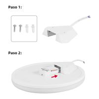 Lámpara De Techo Redonda LED Moderna Para Sala De Estar Dormitorio Cocina Balcón Corredor Iluminación Eficaz Y Duradera - details 6