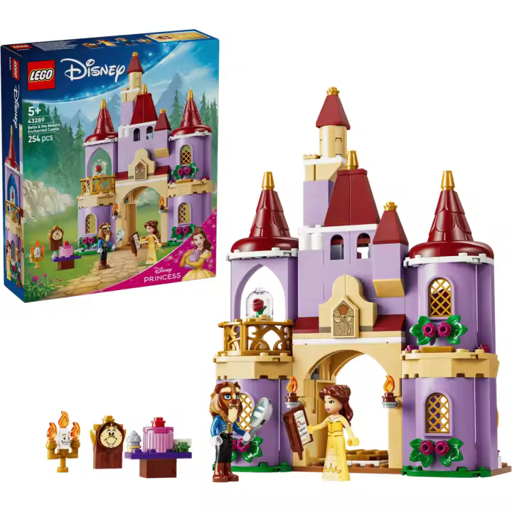 LEGO® 43289 Princesas Disney Castillo Encantado de Bella y Bestia de Juguete - 1