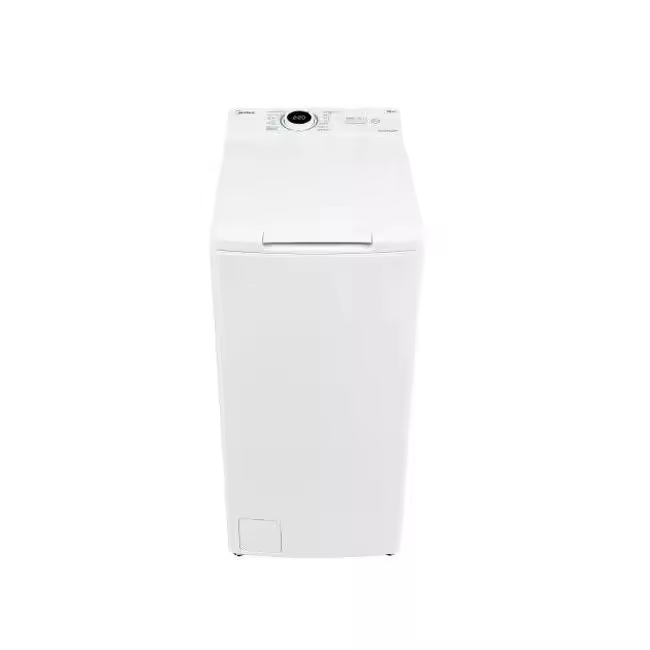 Lavadora Carga superior Midea MF100T60B/W-ES de 6Kg Clase A y 1200Rpm | Blanco, 15 programas, Cuidado vapor, Motor Inverter, Libre colocación - 1