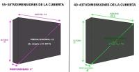 Cubierta Para TV Al Aire Libre Impermeable Y Anti-Polvo Con Protección Solar De Tela Oxford Criptada Para Uso En Courtyard Protección Premium Para Tu TV Al Aire Libre - details 6