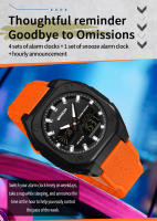 Reloj Deportivo Para Hombre SANDA Impermeable Con Pantalla Dual Luz Luminosa Militar Cuarzo Reloj Digital De Lujo Con Calendario Completo Resistente Al Choque - details 6