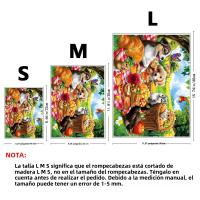 Puzzle De Madera Para Adultos Y Niños Juego Interactivo Familiar Entrenador De Cerebro Dificultad Alta En Forma De Animales DIY Crafts - details 1