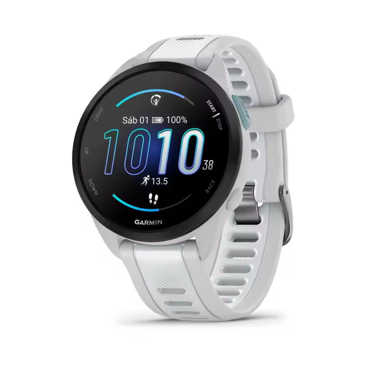 GARMIN Forerunner 165 White / Smartwatch 43mm - 1