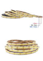 Barra De Luz LED Flexible COB Bicolor CCT 5m 10m 24V 12V Con Dimmer RF Amarillo Blanco 2700-6500K Regulable Para Sala De Estar - details 8