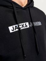 Jack & Jones Hombre sudadera con capucha ajustable y bolso frontal JJECORP SWEAT PLAY NOOS Moda casual informal OTOÑO INVIERNO REF 233599 - details 17