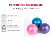 Bola De Yoga Pilates Explosiva Para Ejercicio De Gimnasia Y Fitness Mini Bola De Equilibrio Para Entrenamiento Interior Mejora El Core - details 4