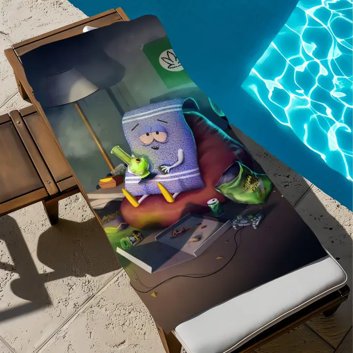 Toallin S-Southpark De Quick Dry Para Playa Piscina Gimnasio Y Camping Toalla De Viaje Suave Y Absorbente De Poliéster 100% - 1