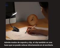 Lámpara De Escritorio LED Baseus Con Clip Iluminación De Lectura USB Recargable Táctil Sin Escala Luz Nocturna Para Laptop - details 7