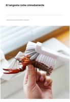 2pcs Cepillo De Limpieza Multifuncional Japonés Para Máquina De Leche De Soja Y Exprimidor De Cocina Material Plástico - details 3