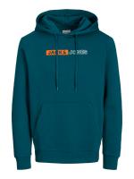 Jack & Jones Hombre sudadera con capucha ajustable y bolso frontal JJECORP SWEAT PLAY NOOS Moda casual informal OTOÑO INVIERNO REF 233599 - details 1