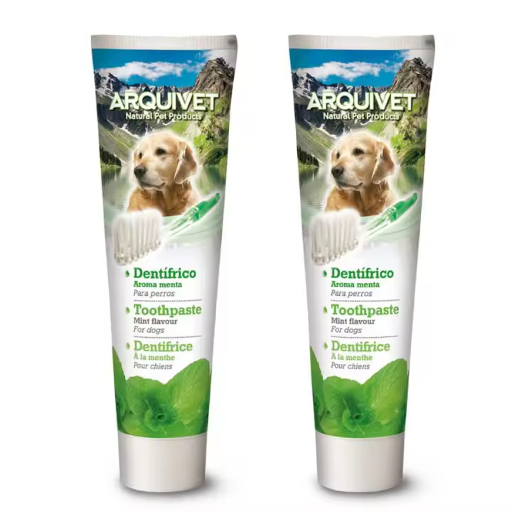 Dentífrico para perros sabor a menta - 100 g (2 unidades) Arquivet - 1