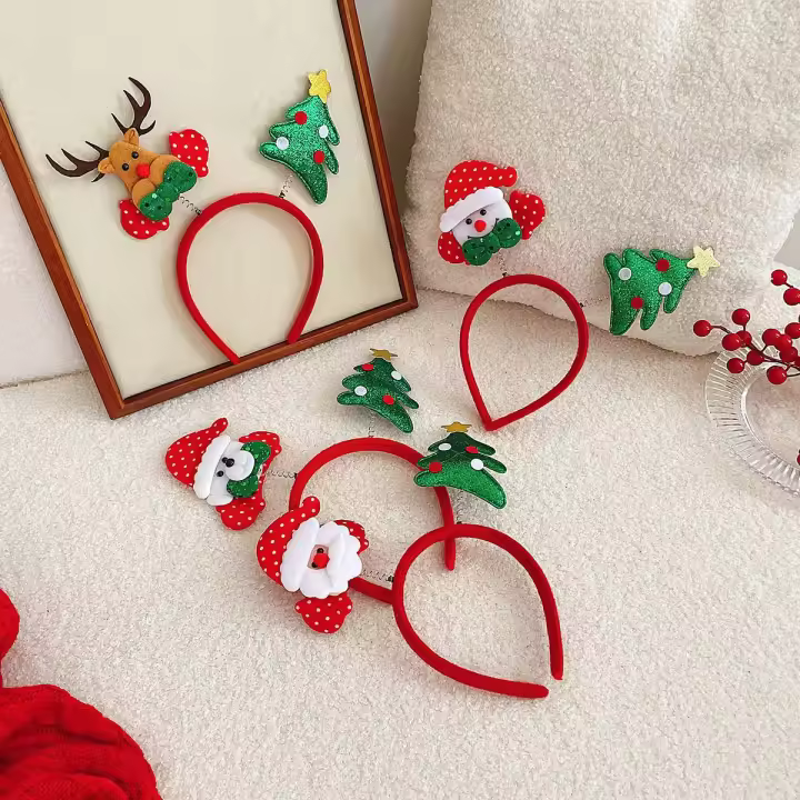 Novel Pet Cartoon Cinta Para El Cabello De Navidad Con Cuernos De Reindeer Y Esqueleto De Hueso De Hombro Regalo De Fiesta Para Gatos Y Perros Decoración De Navidad - 1
