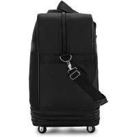 Maleta Plegable Extensible con Ruedas 5 o 6 Ruedas Giratorias 360°, Bolsa de Viaje Grande Impermeable de Tela Oxford, Equipaje Expandible Ligero y Resistente, Asa Superior y Correa de Hombro, 87x50,5x24 cm / 100x54x32 cm - details 5
