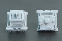 Gateron Smoothie Silver Switch Lineal Plata Para Teclado Mecánico Gaming Pre Lubed Full POM SMD 45g MX Stem - details 1