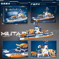 Bloques De Construcción De Barco Militar Para Niños Juguetes De Ciudad Héroe Para Niños Hombres Regalo De Navidad Bloques De Avión Y Barco - details 4