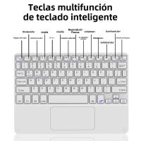 Teclado Bluetooth Para Tablet Y Smartphone Con Touchpad Teclado Mouse Inalámbrico Para IOS Android Windows Compatible Con iPad Por CASEPOKE - details 5