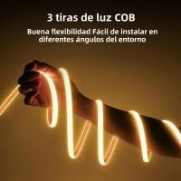 Tira De Luces LED COB 220V 288leds/m Adhesiva Flexible IP65 Impermeable Para Iluminación Interior Y Exterior Cocina Jardín - details 4