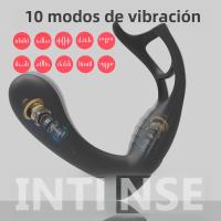 FLXUR Masajeador De Prostata Para Hombres Juguete Sexual Con Anillo Para Pene Y Plug Anal Vibration Dual Control Remoto Inalámbrico IPX7 Impermeable - details 3