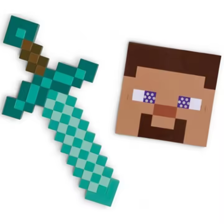 Kit de Minecraft: Espada y Máscara - 1