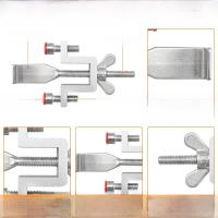 Cerradura De Puerta Portátil Con Doble Ajuste Para Hoteles Seguridad Antigolpes Para Viajes Y Defensa Personal Cerradura De Seguridad Para Puertas De Acero Inoxidable - details 3
