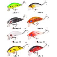 Señuelo De Pesca Minnow Rock Duro 5cm 4.2g Imitación Biónica Para Agua Dulce Y Salada Pesca De Bass Y Pike - details 4