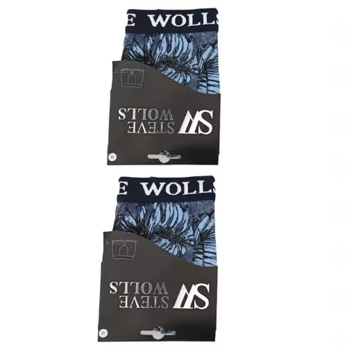 Pack x2 Bóxers de Algodón Para Hombre Steve Wolls – Estampado Tropical - 1
