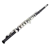 Flute Profesional De Cierre Con 16 Agujeros En Color Negro Kéy C Plata Pintada Con Accesorios Incluidos: Caja Limpieza Y Guantes - details 2