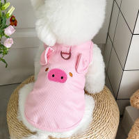 Chaleco Para Mascotas De Punto De Tela Suave Y Cómodo Transpirable Con Hebilla De Adhesión Para Perros Y Gatos Adecuado Para Primavera/Verano - details 17