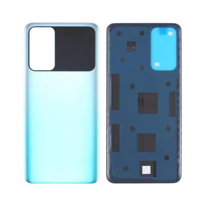 TAPA BATERIA COMPATIBLE CON XIAOMI POCO M4 PRO 5G TRASERA REPUESTO AZUL MOLON - 1
