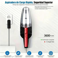Aspiradora sin Cable Inalámbrica de 120 W, Portátil, Inalámbrica, para el Hogar, con Succión Potente y Práctica, Adecuado para La Limpieza Del Hogar y Del Coche. - details 4