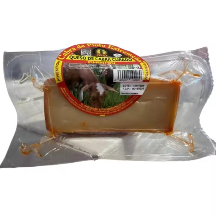 QUESO pinto cabra pimenton 400g-450g(Dado que el producto está cortado a mano, puede haber algunos errores en el peso) - 1