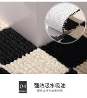 Alfombra De Cocina Absorbente Y Resistente a La Grasa Alfombra De Máquina Lavable Larga Alfombra Anti-resbaladiza Para Puerta - details 8
