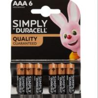 Duracell Simply AAA 6 Pilas Alcalinas pack 6 unidades - details 0
